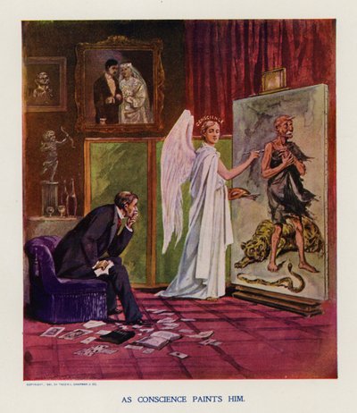 As Conscience Paints Him by Frank Beard