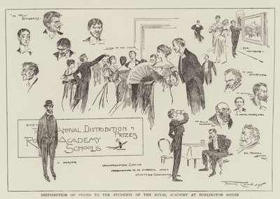 Distribution of Prizes to the Students of the Royal Academy at Burlington House by Frank Craig