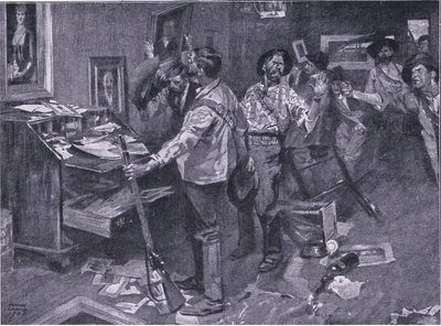 Respected even by enemies: an incident of a Boer raid in Natal (illustration from After Pretoria: The Guerilla War, 1902) by Frank Craig