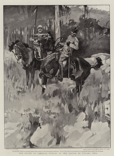 The Death of General Symons at the Battle of Talana Hill by Frank Craig