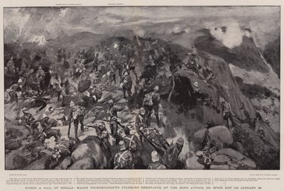 Under a Hail of Shells, Major Thorneycroft