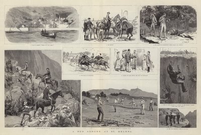 A Run Ashore at St Helena by Frank Dadd
