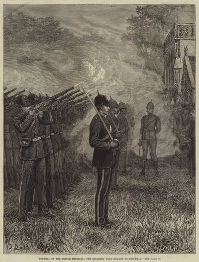 Funeral of the Prince Imperial, the Soldiers