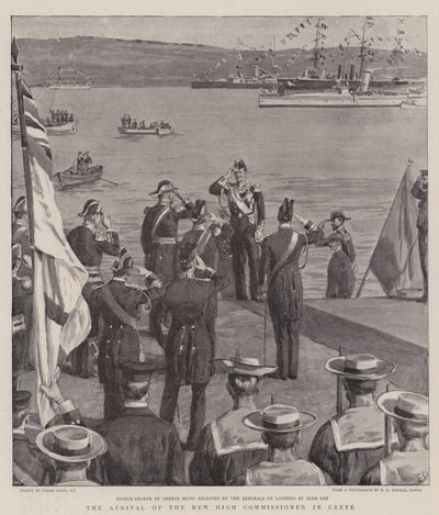 The Arrival of the New High Commissioner in Crete by Frank Dadd