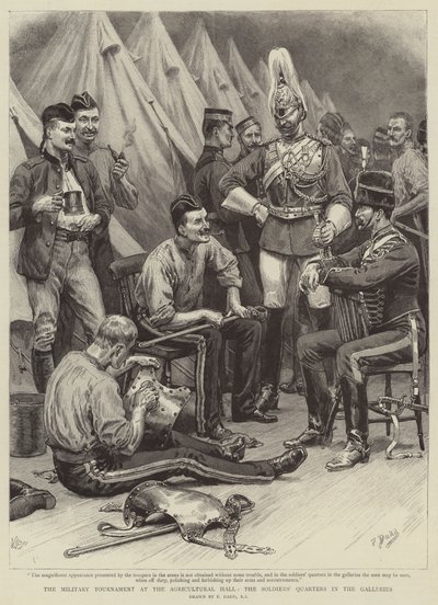The Military Tournament at the Agricultural Hall, the Soldiers