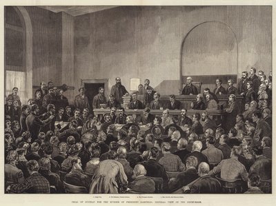 Trial of Guiteau for the Murder of President Garfield, General View of the Court-Room by Frank Dadd
