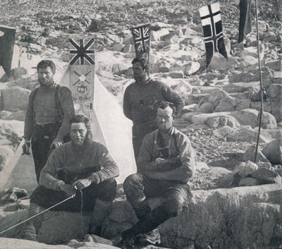 The Second Western Party at Cape Geology on Christmas Day by Frank Debenham