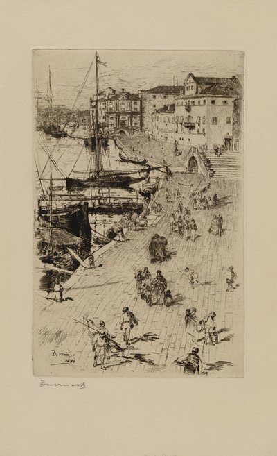 Riva degli Schiavoni, No. 2 by Frank Duveneck
