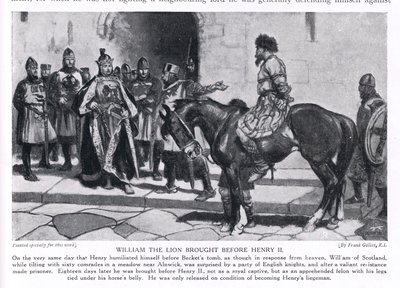 William the Lion brought before Henry II, 1920