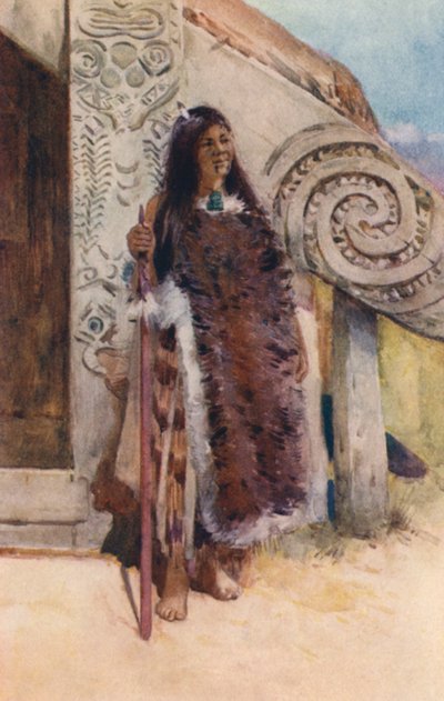 New Zealand: A Maori Chieftainess by Frank H Wright