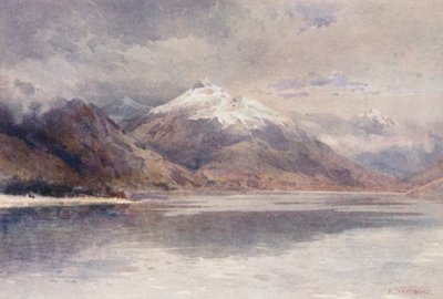 New Zealand: The Cecil and Walter Peaks by Frank H Wright
