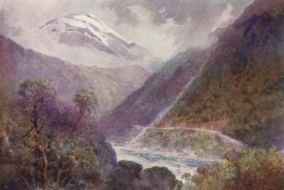 The Otira Gorge by Frank H Wright