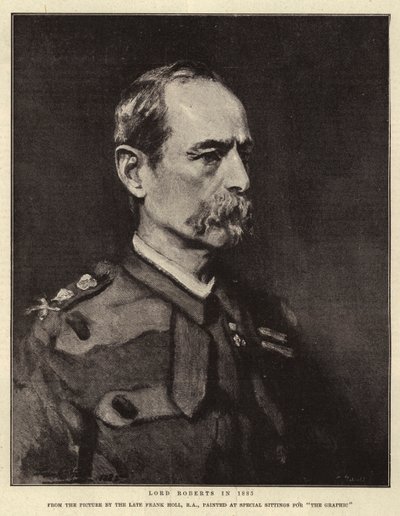 Lord Roberts in 1885 by Frank Holl