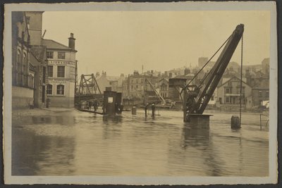 [Flooded street] by Frank Meadow Sutcliffe
