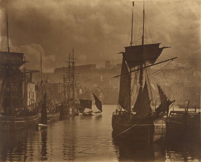 Whitby Harbor, The Dock End, 1880 by Frank Meadow Sutcliffe