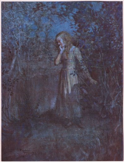 Light had faded into darkness and evening deepened into night, c.1920 by Frank Reynolds