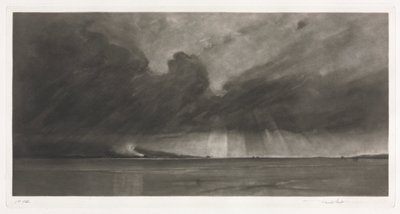 Cloud March over the Sands of Dee by Frank Short