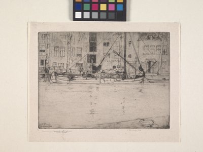 Unloading Peat, Dort by Frank Short