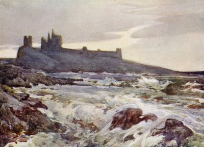 Dunstanburgh Castle by Frank Southgate