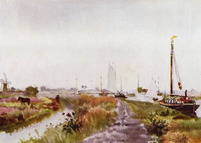 Norfolk Broads: Below Potter Heigham by Frank Southgate