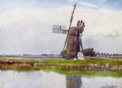 Norfolk Broads: Mill Country above Stokesby by Frank Southgate