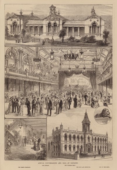 Annual Conversazione and ball at Saltaire, Yorkshire by Frank Watkins