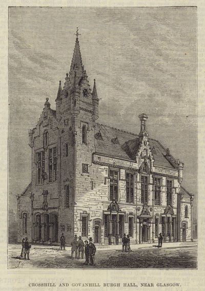 Crosshill and Govanhill Burgh Hall, near Glasgow by Frank Watkins