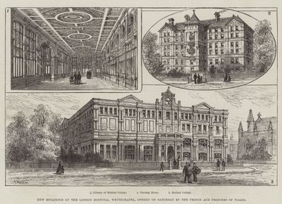 New Buildings of the London Hospital, Whitechapel, opened on Saturday by the Prince and Princess of Wales by Frank Watkins