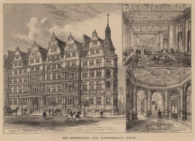 The Constitutional Club, Northumberland Avenue by Frank Watkins