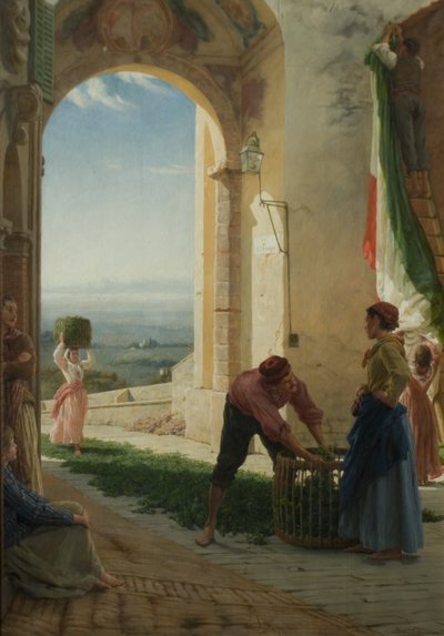 For the Coming Event by Frank William Warwick Topham