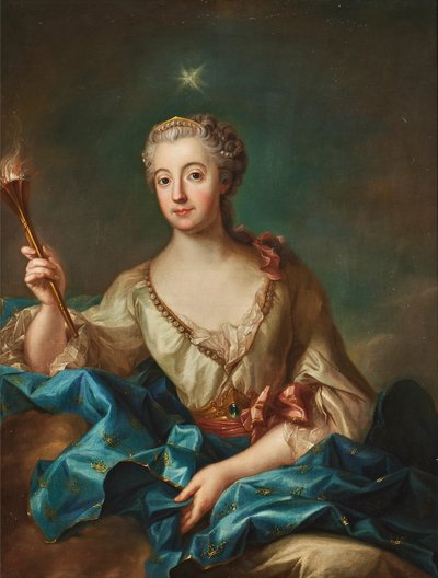 Queen Louisa Ulrika as Aurora by Francois Adrien Grasognon Latinville
