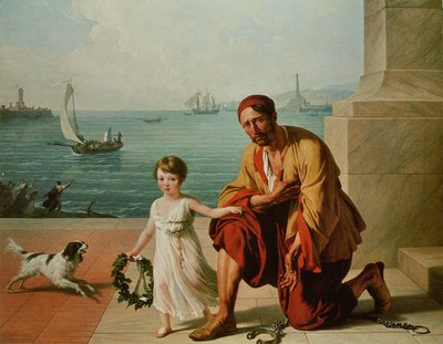 Allegory of Freedom for Ransomed Barbary Captives, in Gratitude to Jerome Bonaparte by François André Vincent