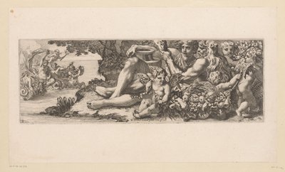 Triumph of Galatea with Hercules and Allegorical Figures on the Shore (Mythological Figures by the Water) by François Bignon (attributed to)