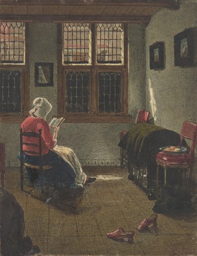A Woman Reading by François Bonvin