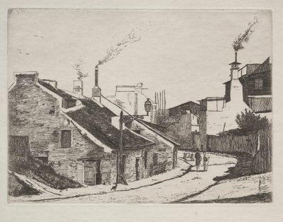 Country Street in Alouette by François Bonvin