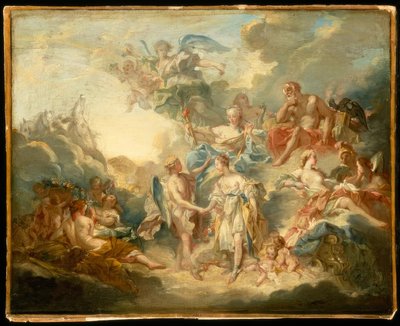 Wedding of Cupid and Psyche by François Boucher