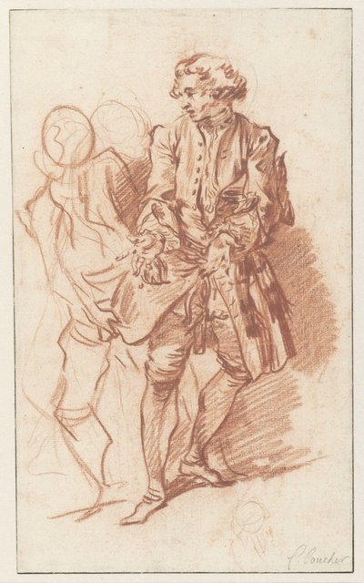 Study for La Flèche Whose Pockets are Being Searched by Harpagon (Design for the illustration of L