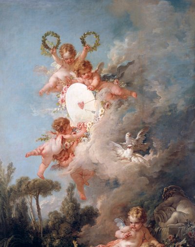 The Angel (Detail) by François Boucher