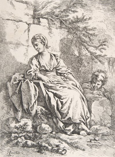 The Young Girl Resting, 1756 by François Boucher