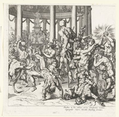 Triumph of Bacchus, Left Half by François Chauveau (attributed to)