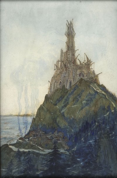 Temple of Thought, Dedicated to Beethoven, Under Construction by François Garas