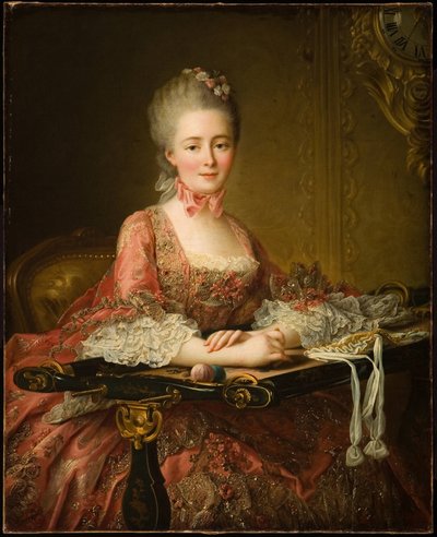 Marquise de Caumont La Force by Francois Hubert Drouais