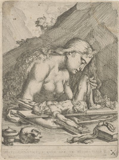 Saint Mary Magdalene as Penitent Sinner by François Joseph Lonsing