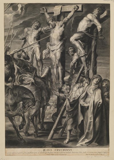 Christ on the Cross between the Two Thieves by François Ragot