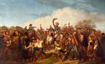 The Proclamation of the Independence of Brazil by Francois Rene Moreaux