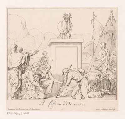 Adoration of the Golden Calf by François Roëttiers (I)