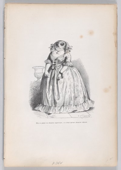 She posed herself as a superior owl, and was just a ridiculous owl from Scenes from by François Rouget