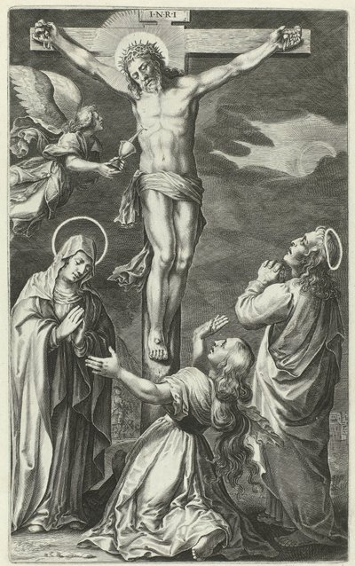 Christ on the Cross (Life of Christ series) by François Stuerhelt (possibly)