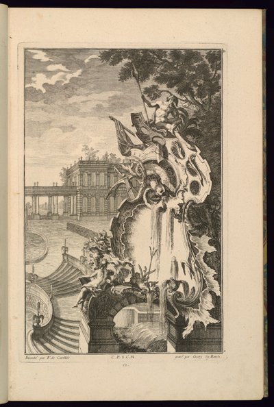 Design for Fountain with an Anchor by François de Cuvilliés the Elder