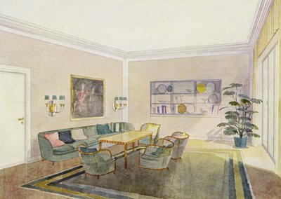 1930s Interiors: Reception Room by Frans Arnold Breuhaus de Groot